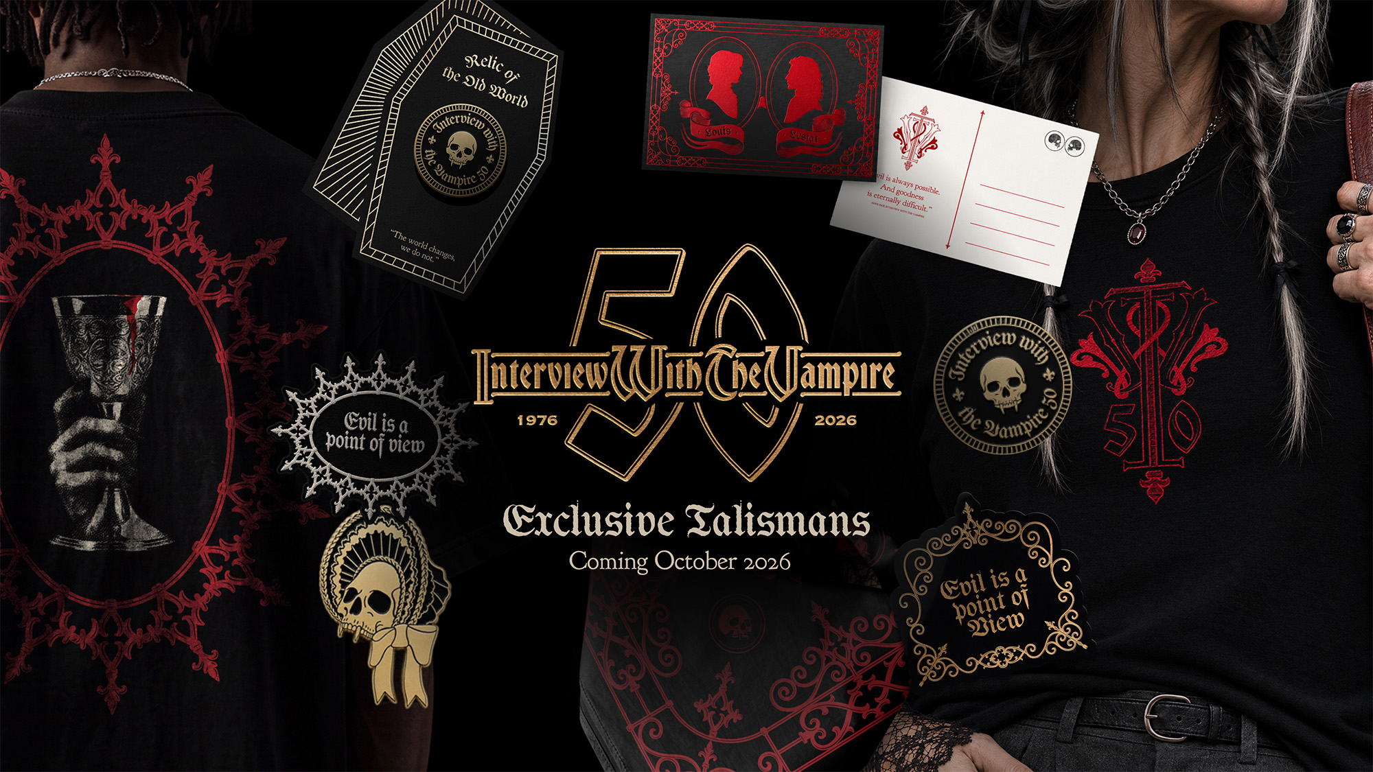 Anne Rice Interview with the Vampire 50th Anniversary Exclusive Talismans
