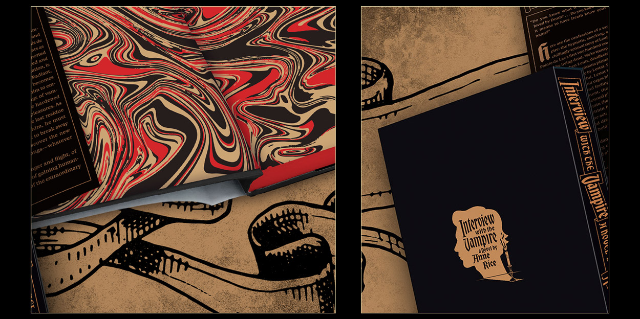 Anne Rice Interview with the Vampire 50th Anniversary Inside Jacket